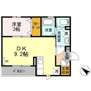 エトワール【2階】の間取り