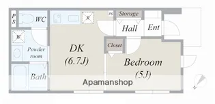 PATIO大岡山【1階】の間取り