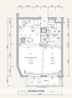 SYFORME TOGOSHI−KOENⅡ【4階】の間取り