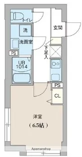 クリオ ラモード目黒洗足【201号室】の間取り