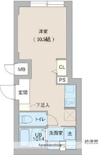 クリオ ラモード目黒洗足【203号室】の間取り