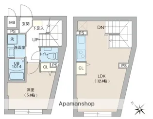 クリオ ラモード目黒洗足【4階】の間取り