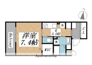 クリオ ラモード学芸大学Ⅱ【1階】の間取り