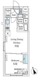 CREATIF駒澤大学前【4階】の間取り
