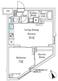 CREATIF駒澤大学前【2階】の間取り