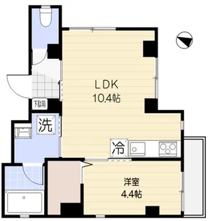 M’S武蔵小山【3階】の間取り