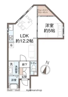 カーサヴェルデ洗足【1階】の間取り