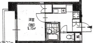 リバーウッド梅屋敷【701号室】の間取り