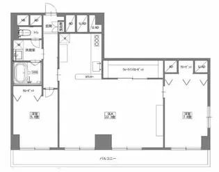 西蒲田スカイハイツ【6階】の間取り