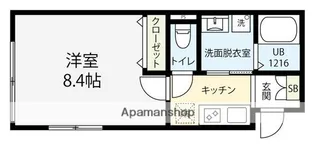 ハートコート西蒲田【101号室】の間取り