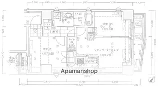 ザ・グランフォーリア目黒【9階】の間取り