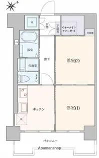 大森西ダイヤモンドマンション【3階】の間取り
