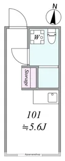 TRIAS332【101号室】の間取り
