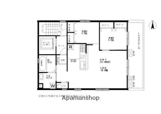 COMODA中延【301号室】の間取り
