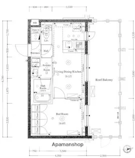 AXAS南蒲田ASYLCOURT【4階】の間取り