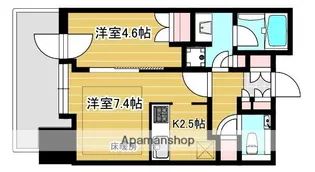大崎ステーションレジデンス【15階】の間取り