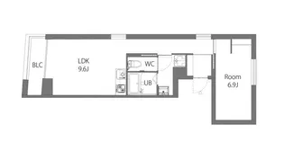 N’S ONE大森町【201号室】の間取り