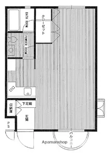 CASA K【2B号室】の間取り