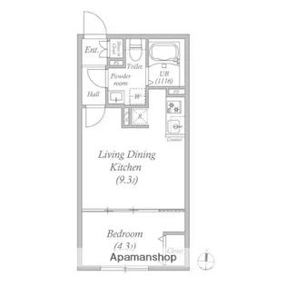LUORE池上Ⅱ【3階】の間取り