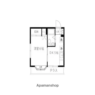 カシータ・デル・ソル【1階】の間取り