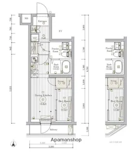 ミライズ下丸子アロー【2階】の間取り