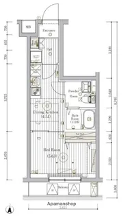 ミライズ下丸子アロー【3階】の間取り