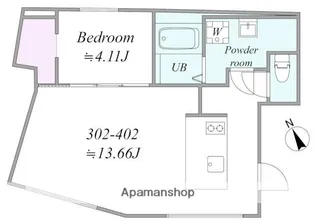 TRIAS347【4階】の間取り