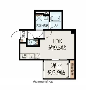 MEGURO EDGE【2階】の間取り