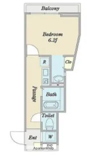 ヴィラージュ北嶺【2階】の間取り