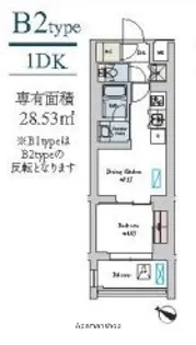 BRILLIA IST 洗足池の杜【5階】の間取り