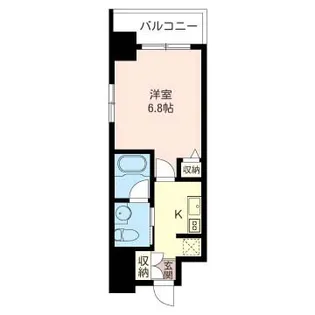 LASANTE品川シーサイドⅢ【402号室号室】の間取り
