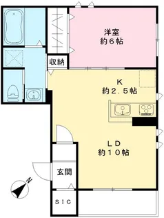 DOMIR EBARA【101号室号室】の間取り