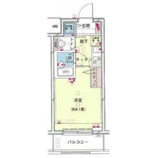 シンシア大森セカンドステージ【6階】の間取り