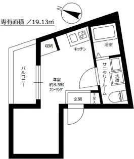 PRNA VILLA【2階】の間取り