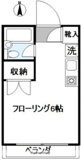 ビバハイツ【201号室】の間取り