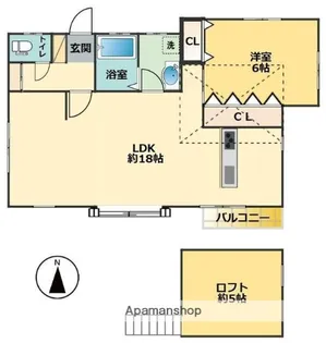 Y’S HOUSE【1号室】の間取り