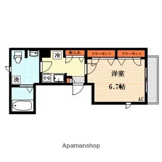 ベル フィオーレ品川【3階】の間取り