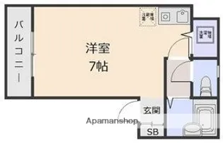 キャッスルM【301号室】の間取り