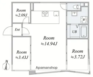 TRIAS532【403号室】の間取り