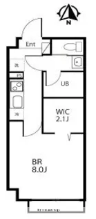 ALGA【105号室】の間取り