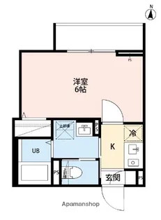 ブルージュ大田六郷【1階】の間取り