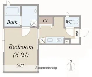 ボナール大森【2階】の間取り