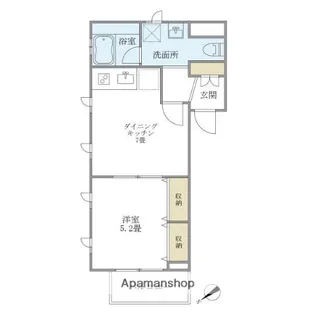 WELL HOUSE 東大井【2階】の間取り