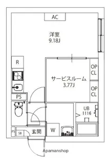 AXIA M−CITY武蔵小山【1階】の間取り