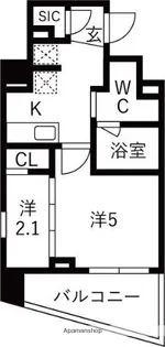 GRAN PASEO蒲田Ⅲ【9階】の間取り