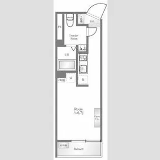 クレッセント大森【604号室】の間取り