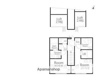 LANIEKAHI田園調布【202号室】の間取り