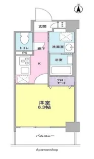 L’AXE京急蒲田【3階】の間取り