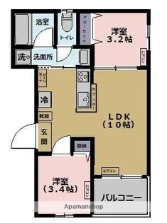 LINO35【2階】の間取り