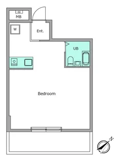 ブルーノコート蒲田【4階】の間取り